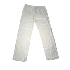 Eileen Fisher 100% Linen Pants Size Medium